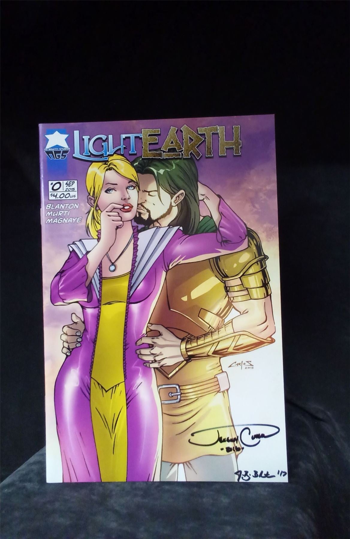 Light Earth #0 Cover C *signed* 2015 Comic Book