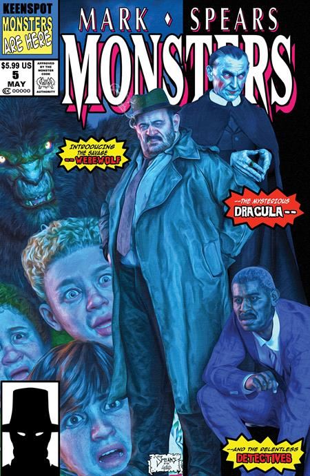 Mark Spears Monsters #5 Cvr D Mark Spears Bagged With Trading Card New Mutants #98 Homage Var Ex Posse Holdings Comic Book