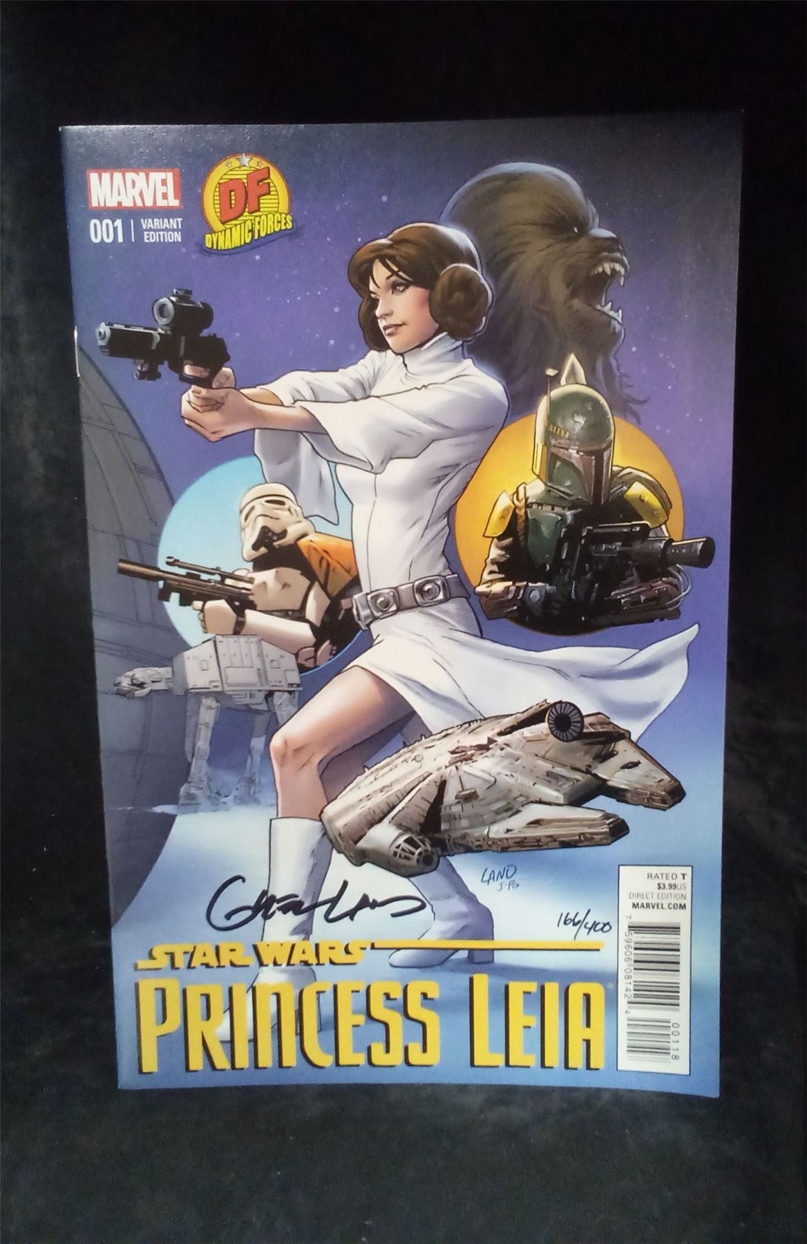 Princess Leia #1 Dynamic Forces Exclusive Greg Land Variant 2015 Marvel Comics Comic Book
