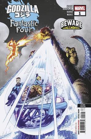 Godzilla Vs Fantastic Four #1 2nd Ptg Adam Kubert Var Marvel Prh Comic Book