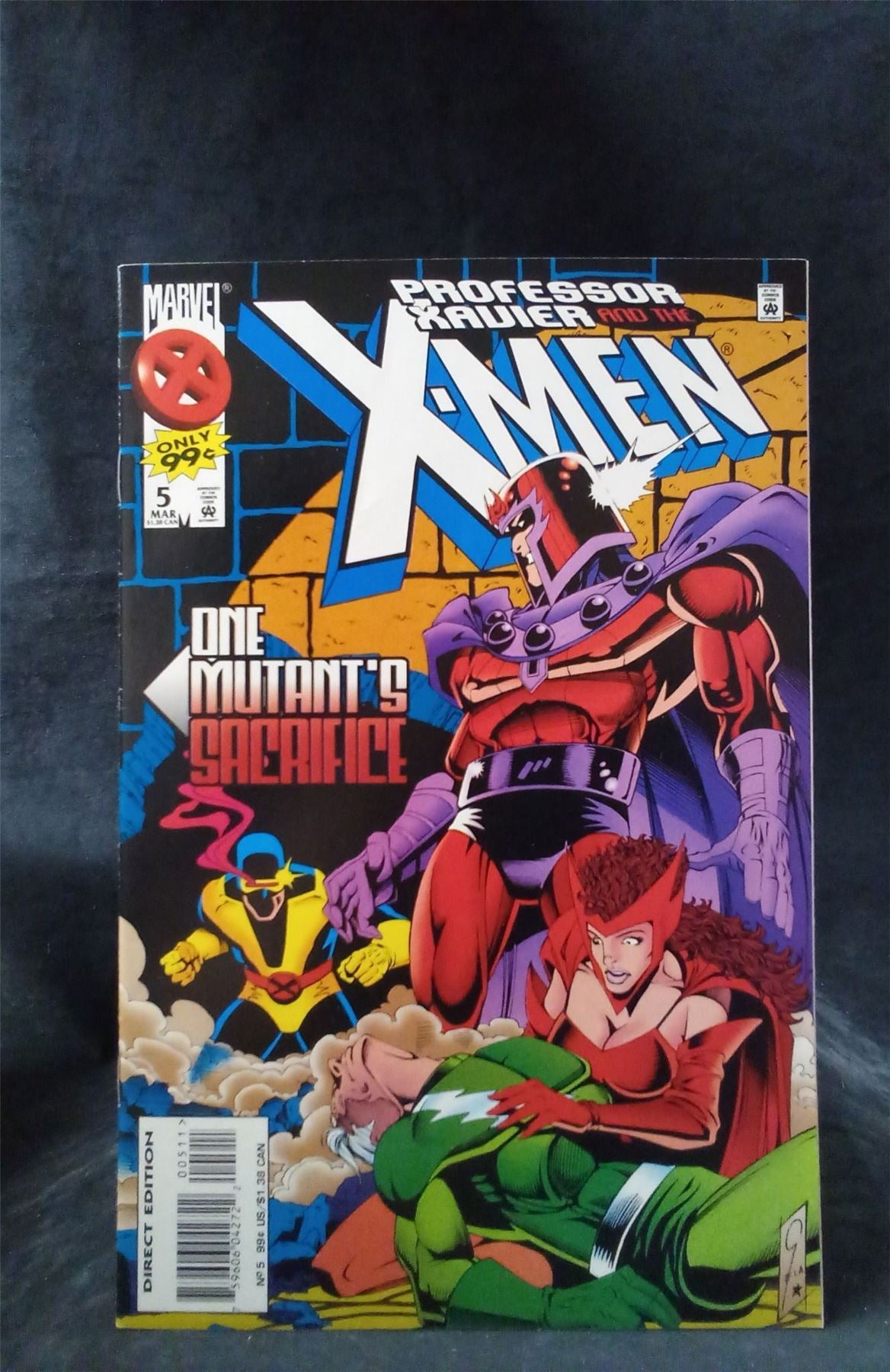 Professor Xavier and The X-Men #5 1996 Marvel Comics Comic Book