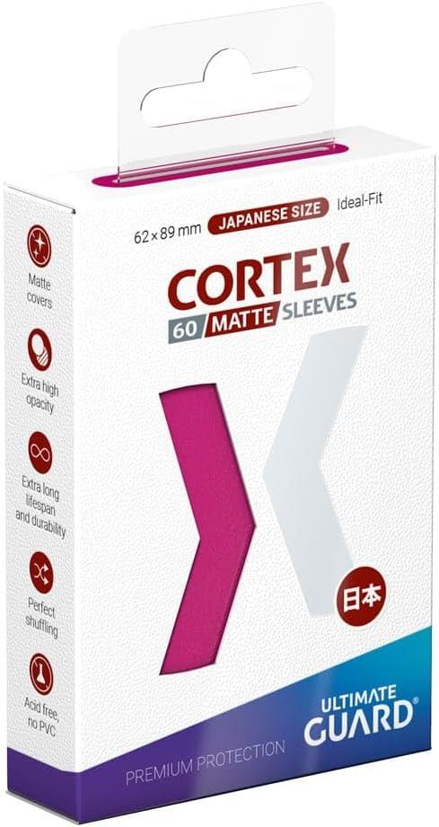 Ultimate Guard Cortex Sleeves - Japanese Size Pink MATTE