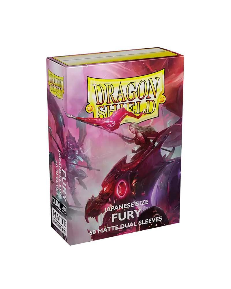 Dragon Shield Japanese Dual Sleeves: Matte Fury (Box Of 60)
