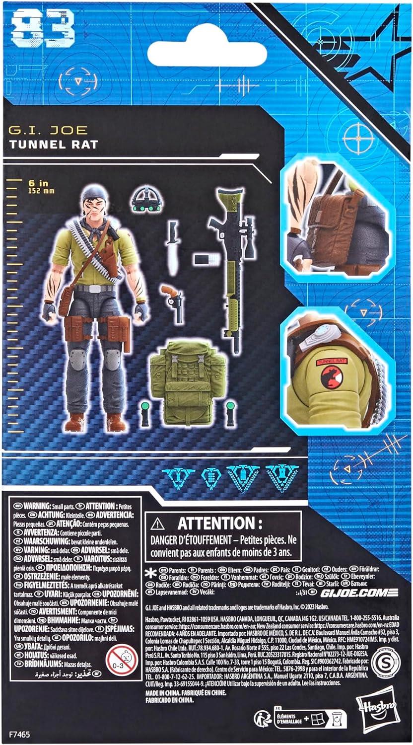 Gi Joe Classified Series 6in Tunnel Rat Action Figure