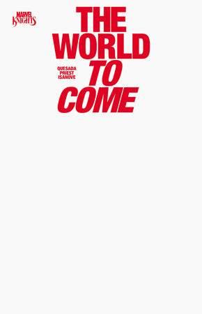 Marvel Knights The World To Come #1 Blank Cover Var Marvel Prh Comic Book 2025