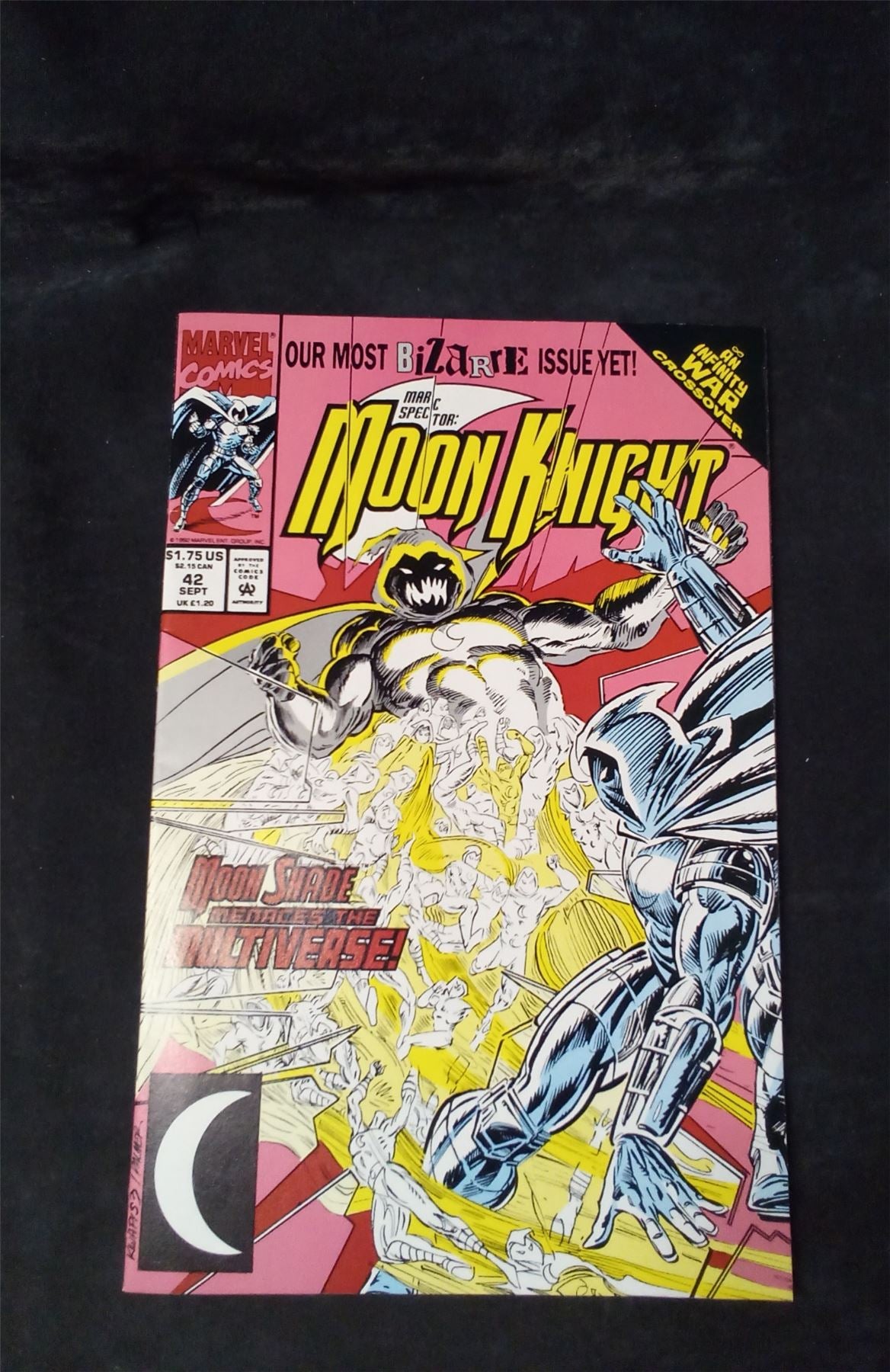 Marc Spector: Moon Knight #42 Direct Edition 1992 marvel Comic Book