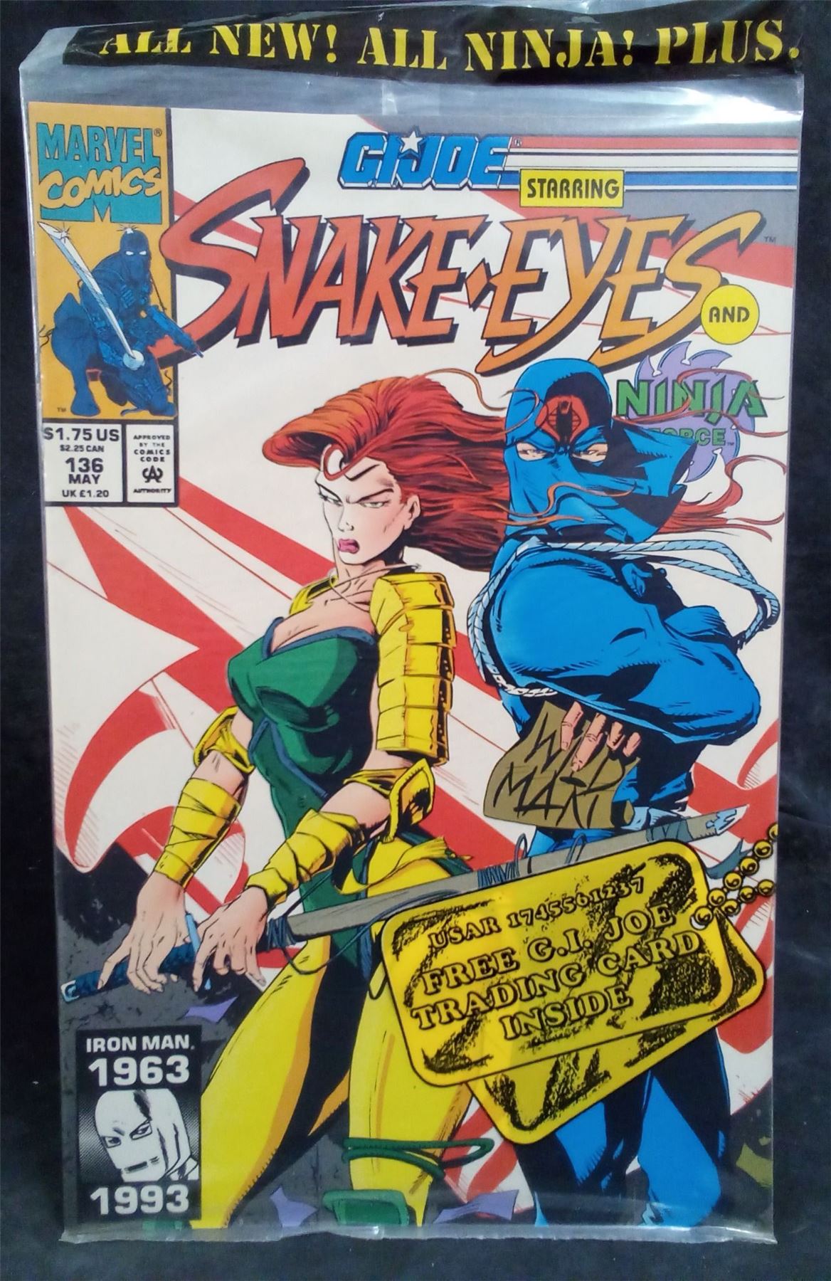 G.I. Joe: A Real American Hero #136 *Sealed* 1993 Marvel Comics Comic Book