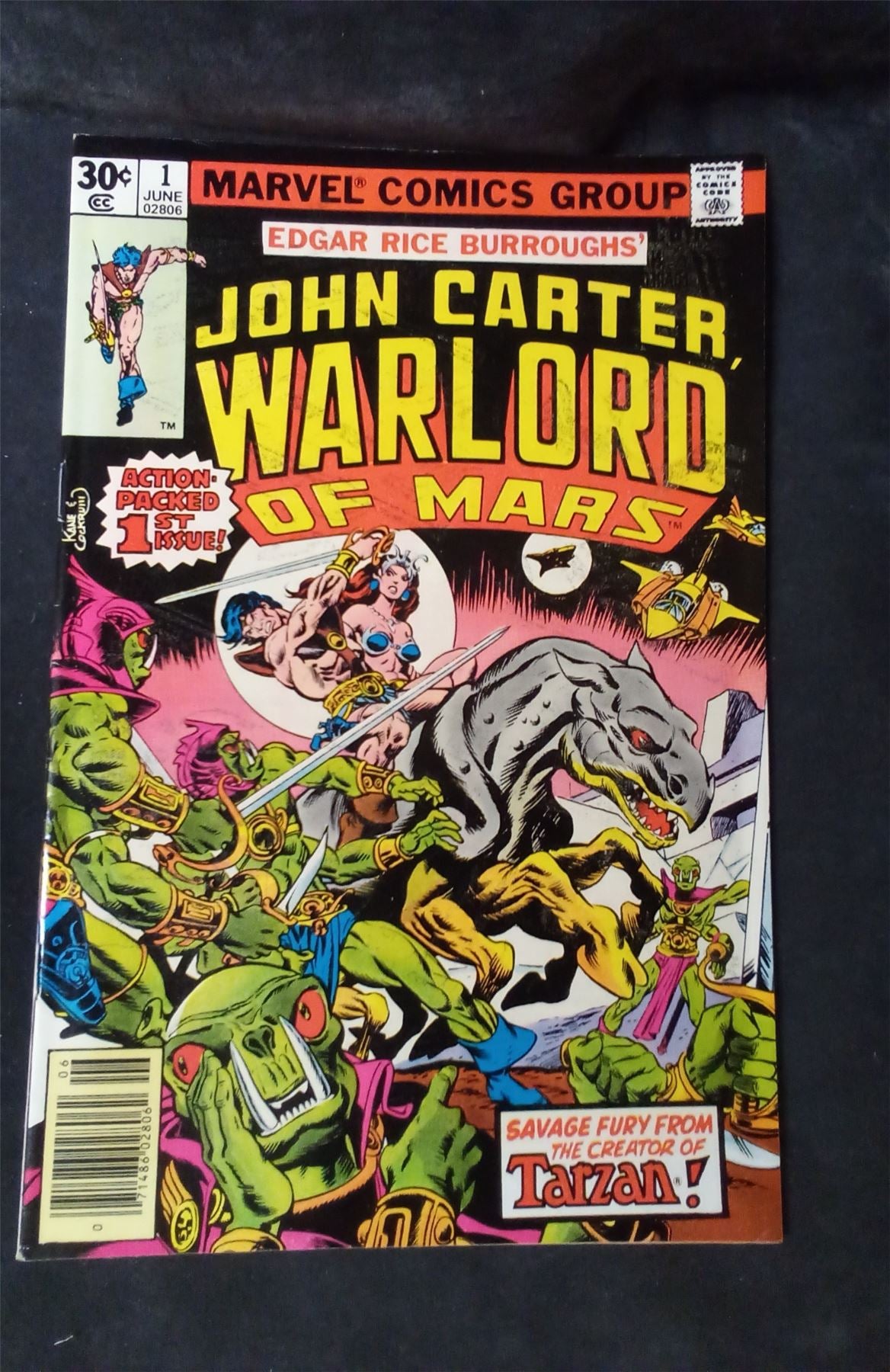 John Carter Warlord of Mars #1 1977 marvel Comic Book
