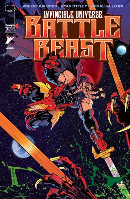 Invincible Universe Battle Beast #1 2nd Ptg Cvr A Ryan Ottley Image Comics Comic Book