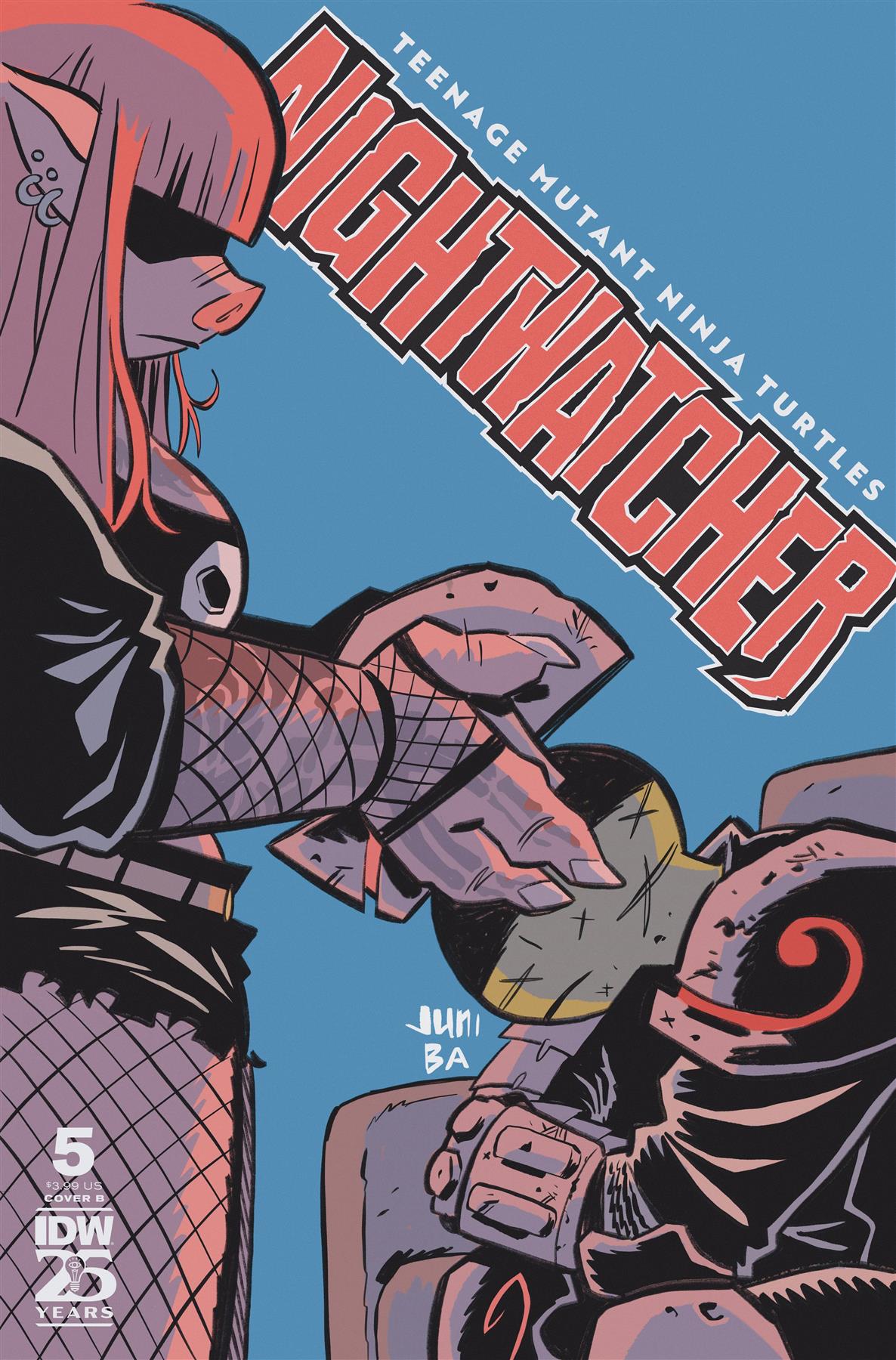 Teenage Mutant Ninja Turtles Nightwatcher #5 Cvr B Ba Idw-prh Comic Book