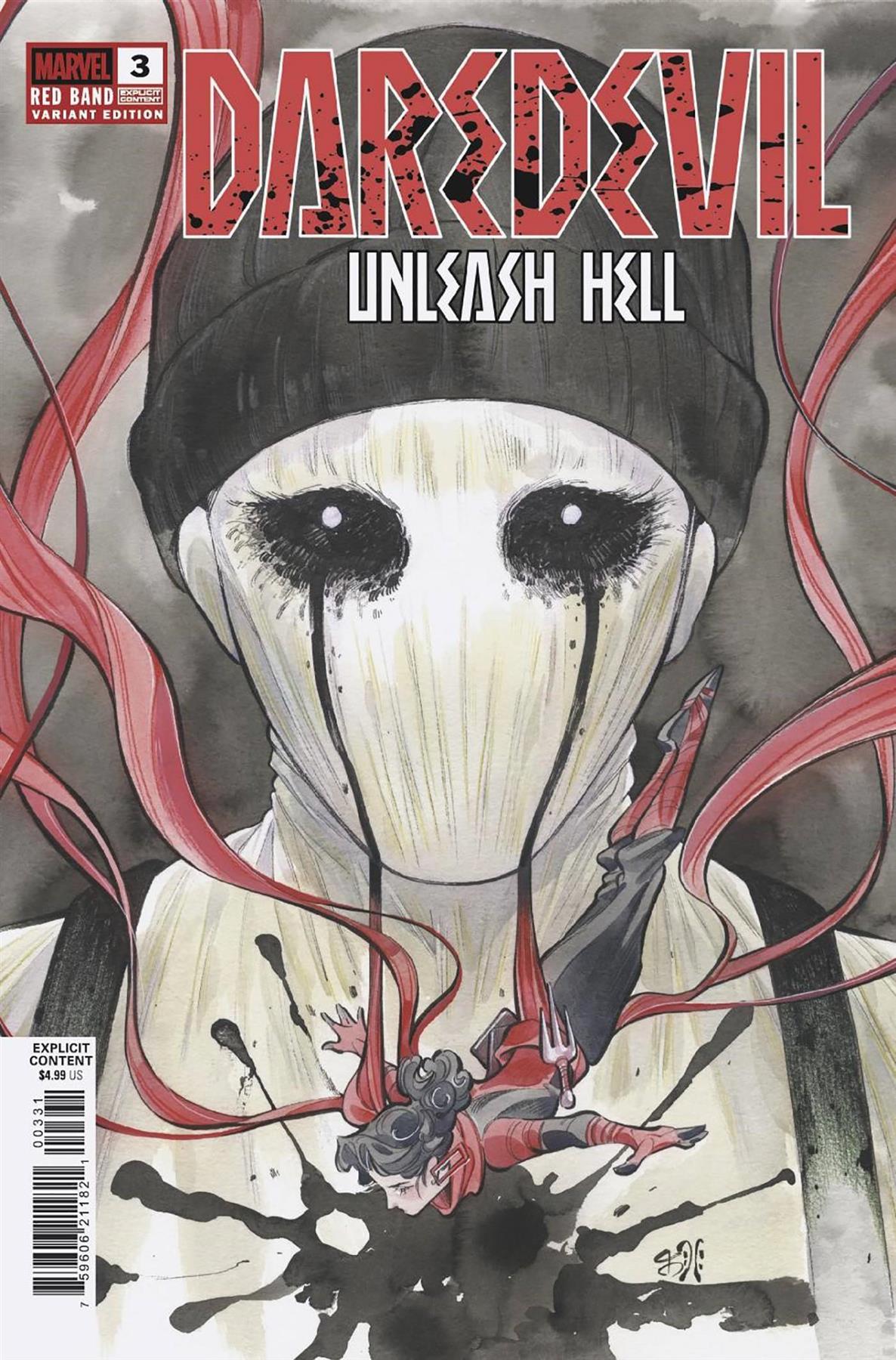 Daredevil Unleash Hell Red Band #3 Tbd Var (polybag) Marvel Prh Comic Book 2025