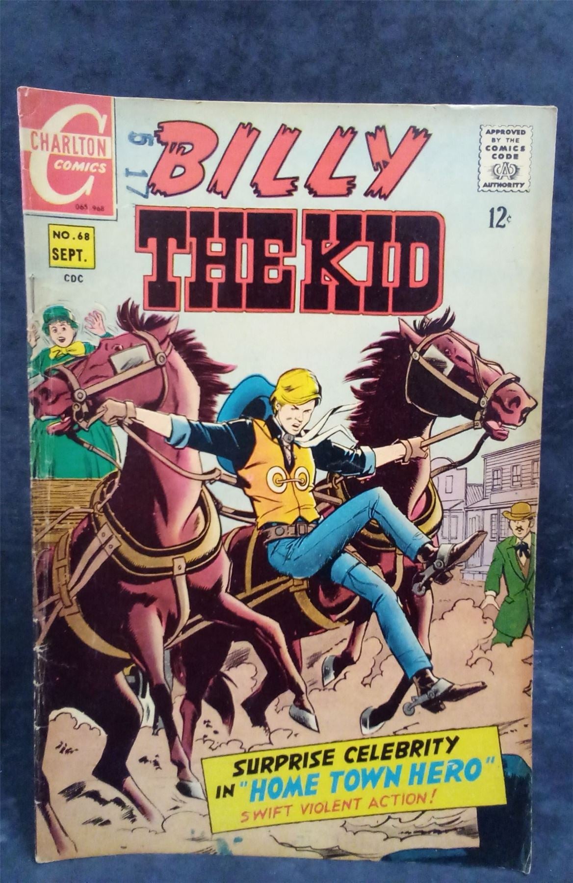 Billy the Kid #68 1968 charlton Comic Book