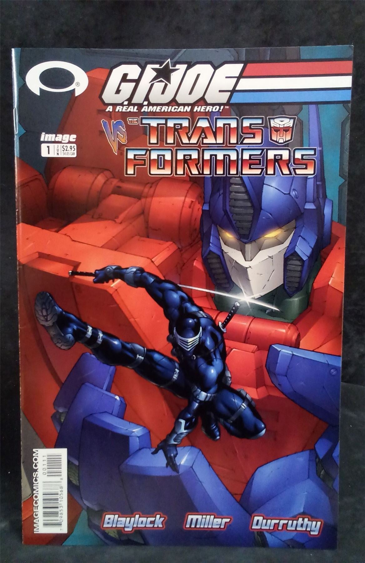 G.I. Joe vs. The Transformers #1 Miller Cover 2003 Image Comics Comic Book