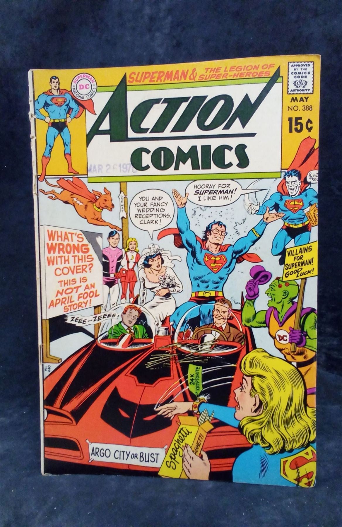 Action Comics #388 1970 DC Comics Comic Book