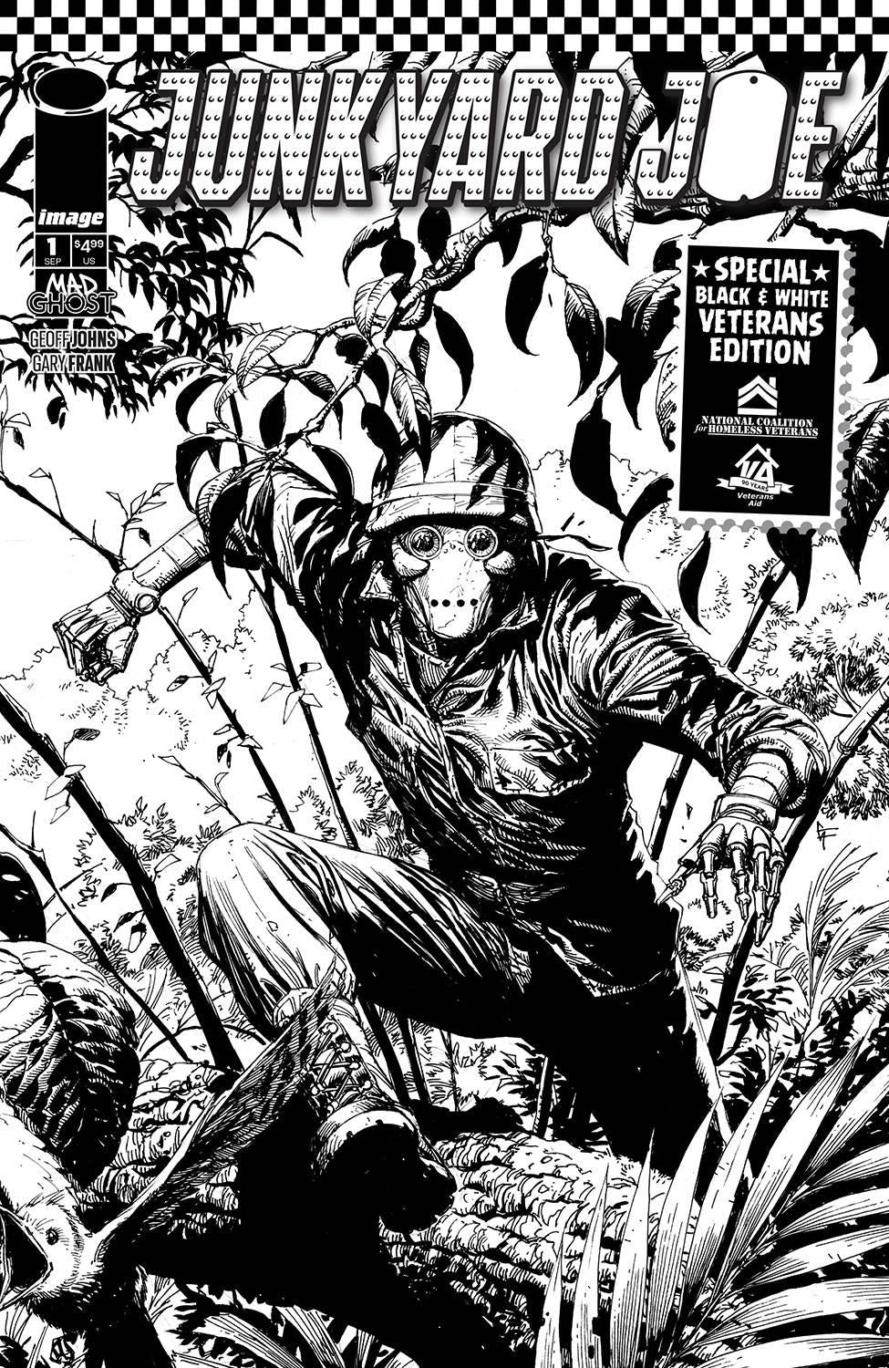 Junkyard Joe #1 B&w Veterans Ed Cvr A Frank (B&w Veterans Ed Cvr A Frank) Image Comics Comic Book 2022