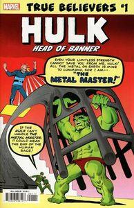True Believers Hulk Head Of Banner #1 Marvel Comics Comic Book