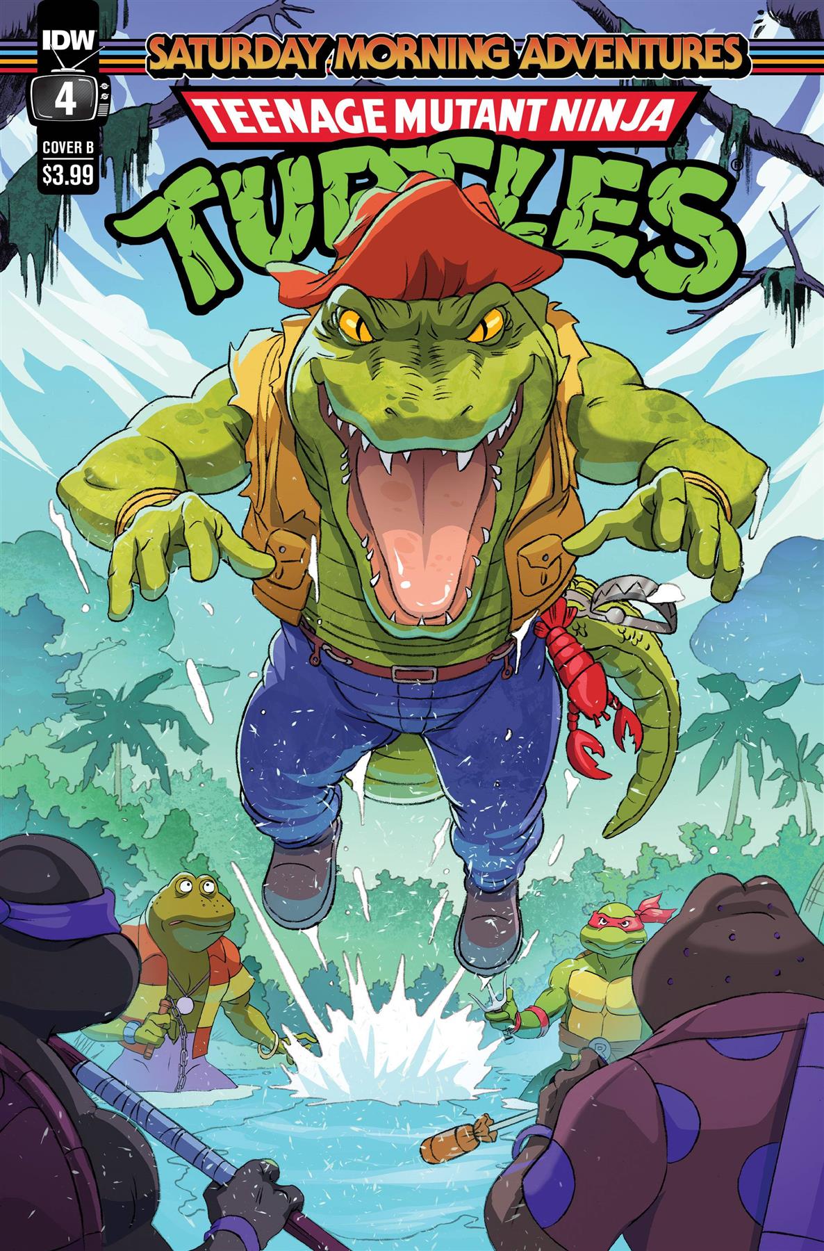 Tmnt Saturday Morning Adv 2023 #4 Cvr B Schoening Idw-prh Comic Book