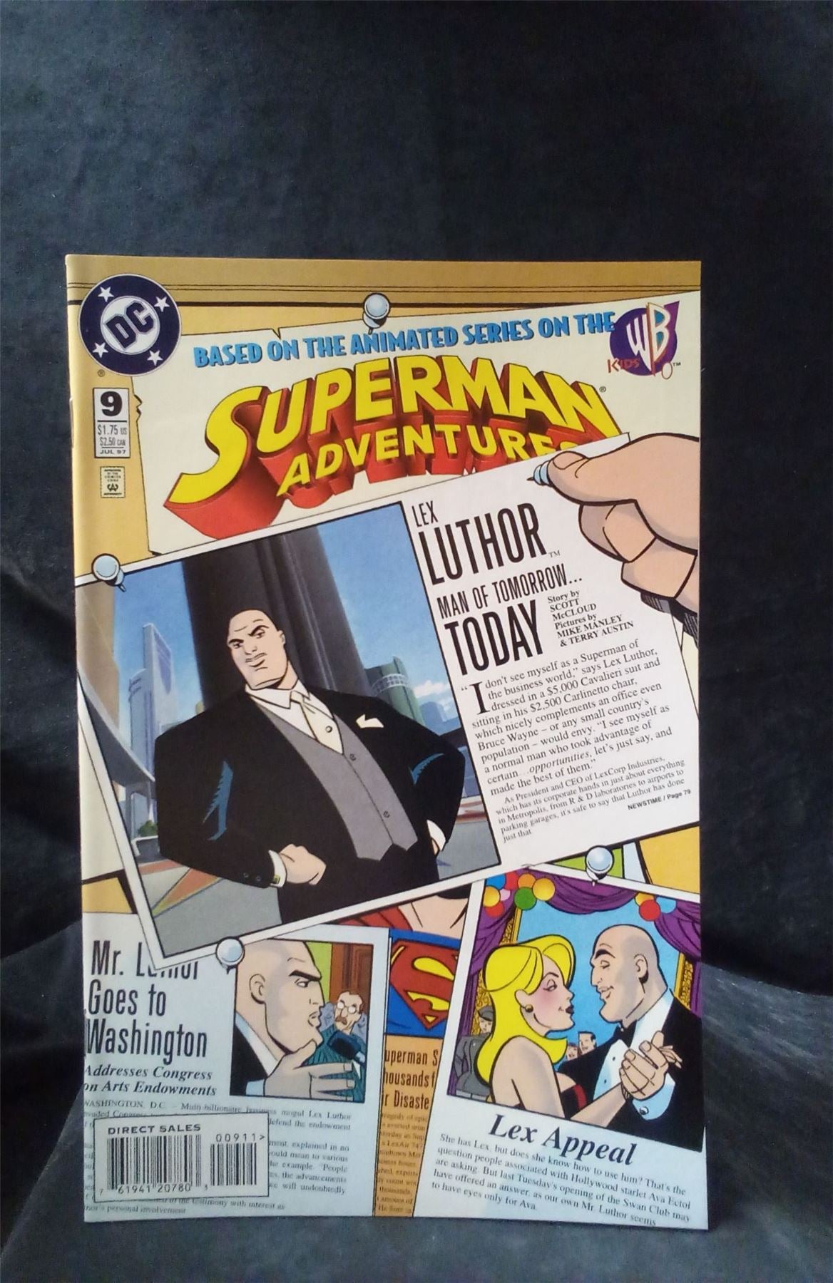 Superman Adventures #9 1997 DC Comics Comic Book