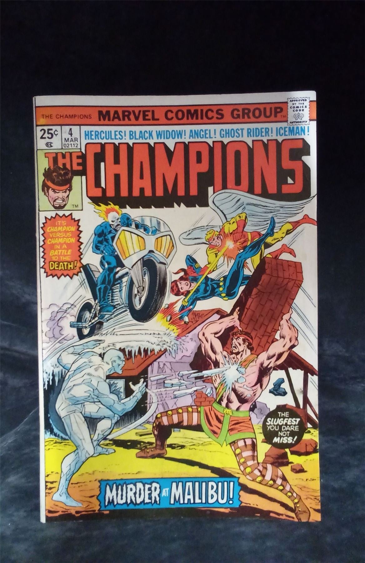 The Champions #4 1976 marvel Comic Book