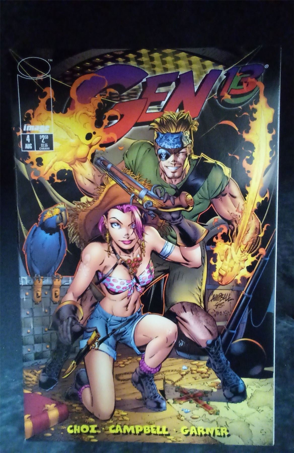 Gen 13 #4 Direct Edition 1994 DC Comics Comic Book