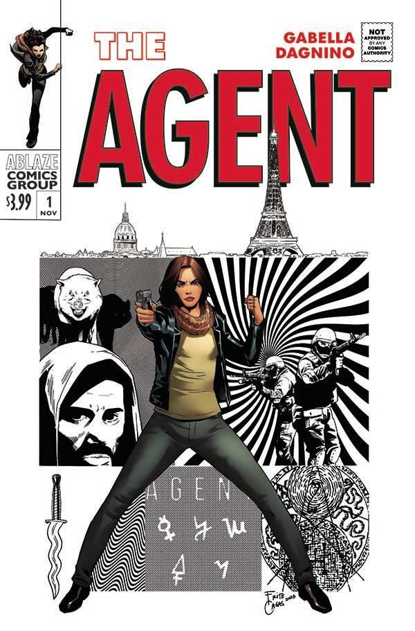 The Agent #1 Cvr D Fritz Casas Shield Homage (mr) Ablaze Publishing Comic Book