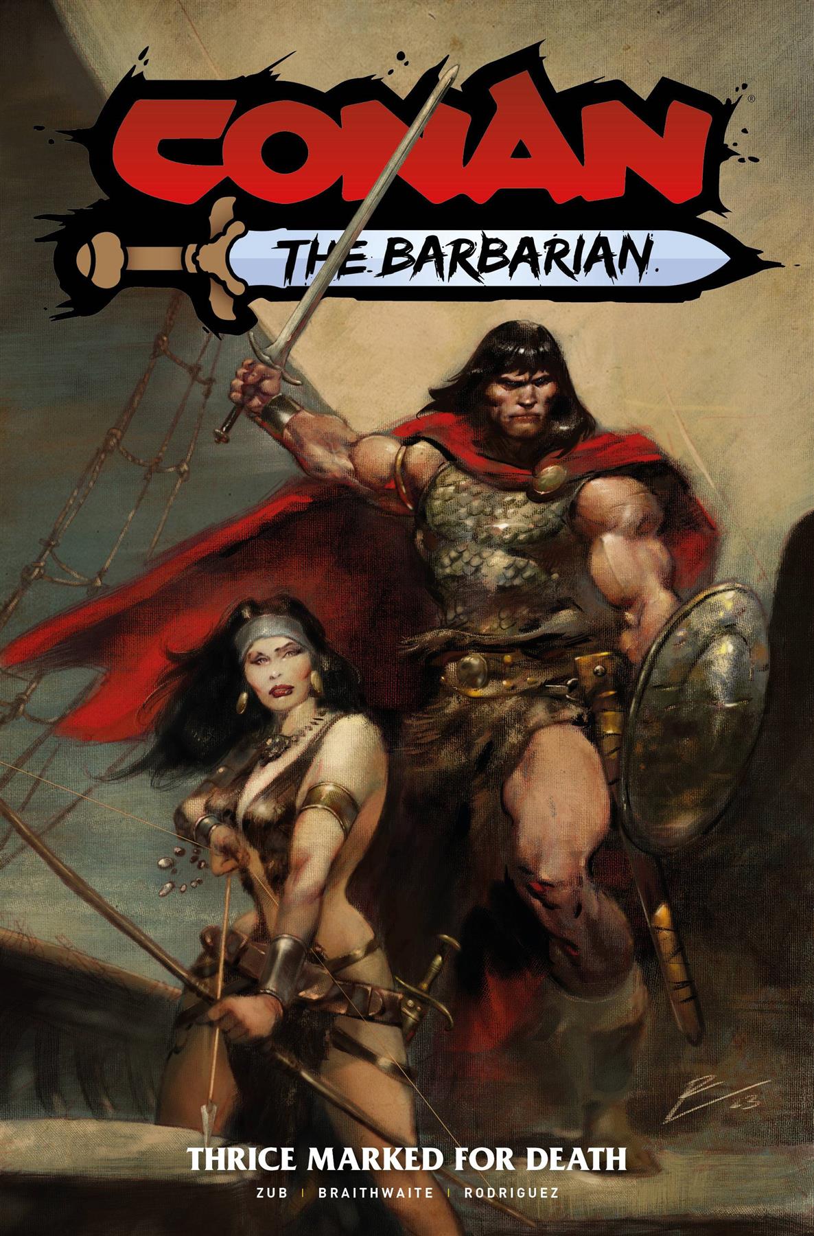 Conan Barbarian Tp Vol 02 Regular Ed (mr) (c: 0-1-2) Titan Comics Comic Book