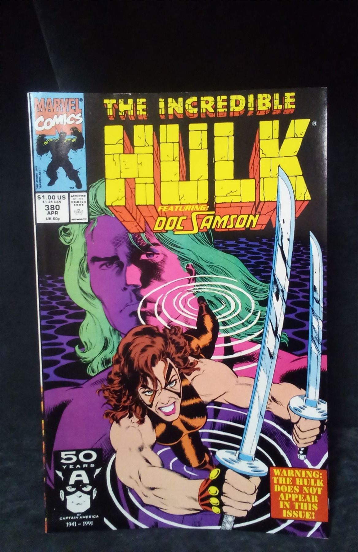 The Incredible Hulk #380 1991 Marvel Comic Book