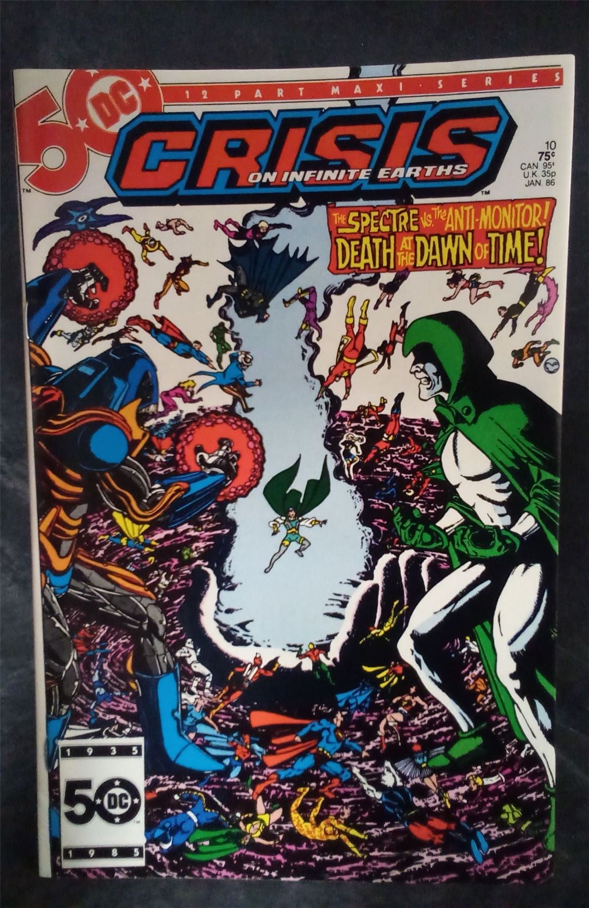 Crisis on Infinite Earths #10 1986 DC Comics Comic Book