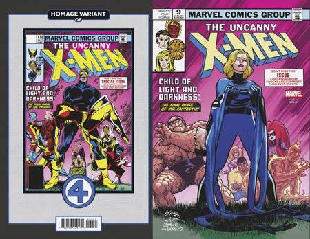 Uncanny X-men #9 David Lopez Fantastic Four Homage Var David Lopez Fantastic Four Homage Var Marvel Prh Comic Book 2025