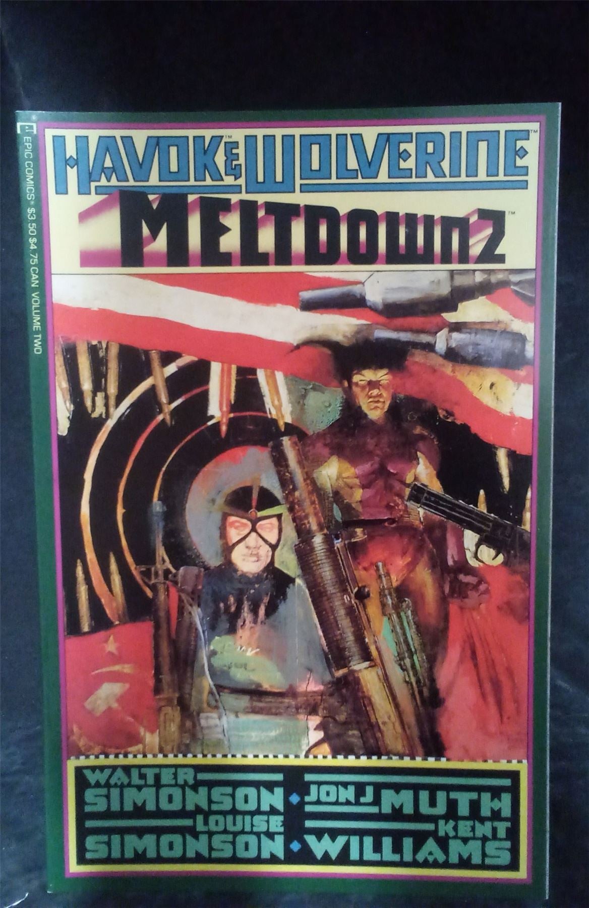 Havok & Wolverine: Meltdown #2 1988 Marvel Comic Book
