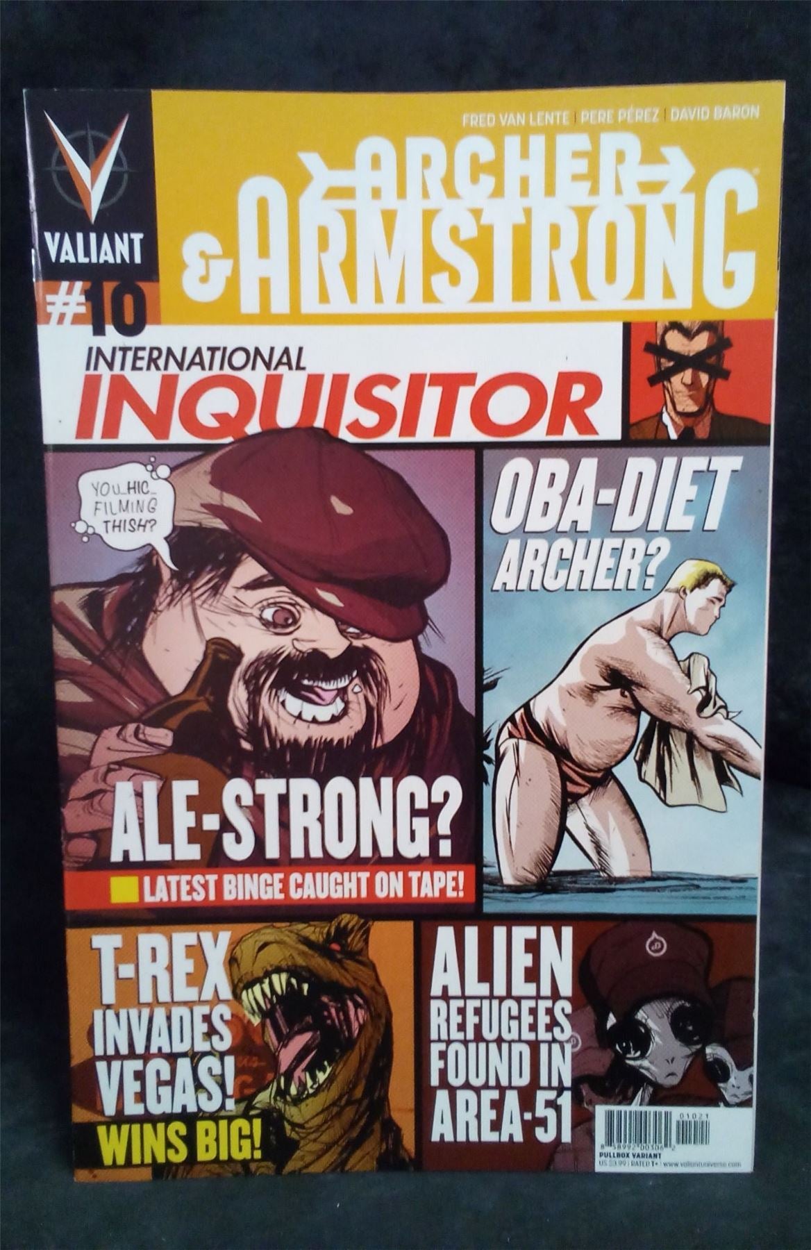 Archer and Armstrong #10 Pullbox Cover 2013 valiant Comic Book