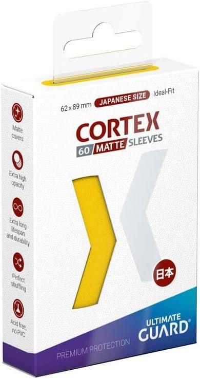 Ultimate Guard Cortex Sleeves - Japanese Size Yellow MATTE