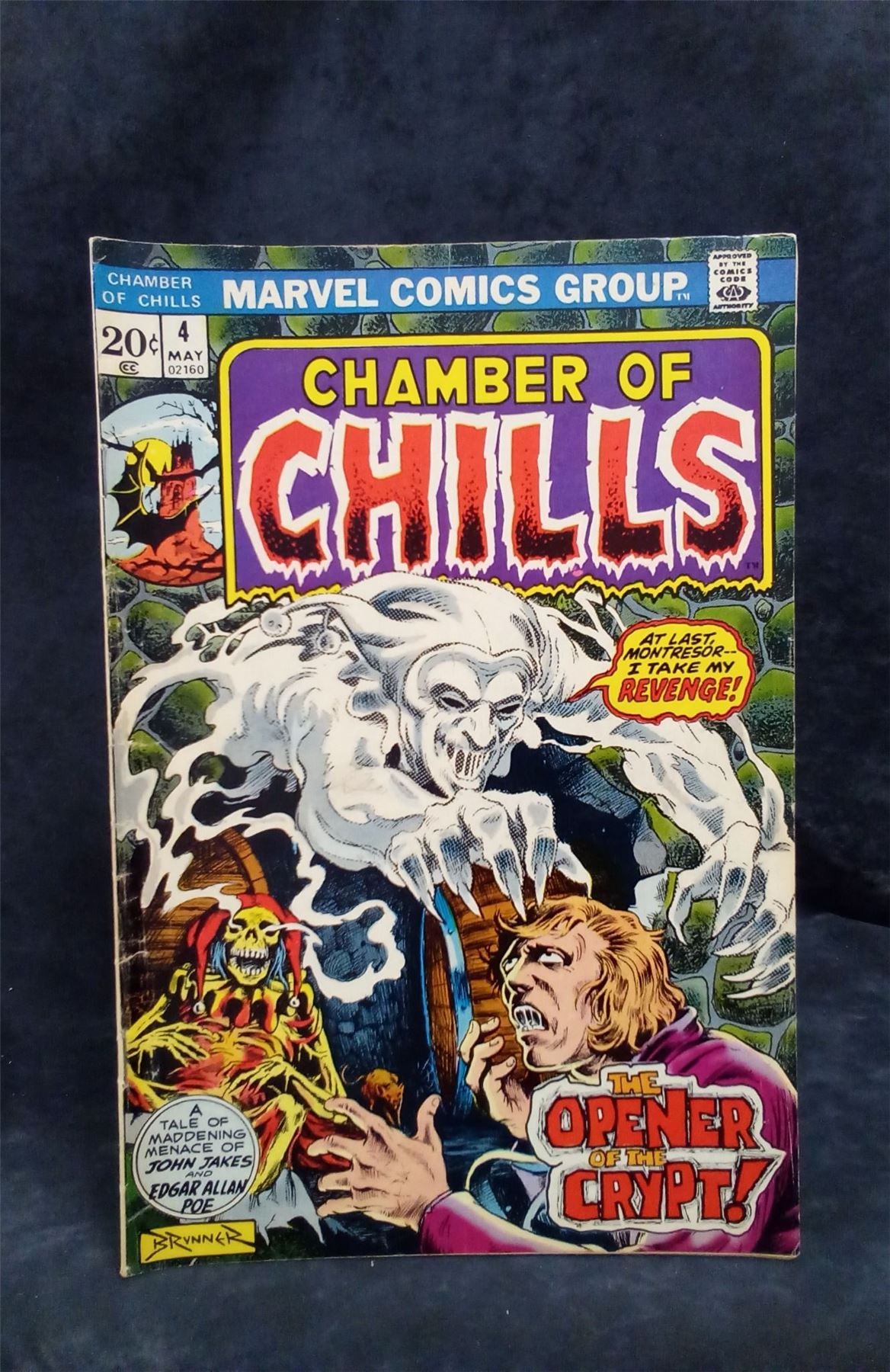 Chamber of Chills #4 1973 Marvel Comics Comic Book