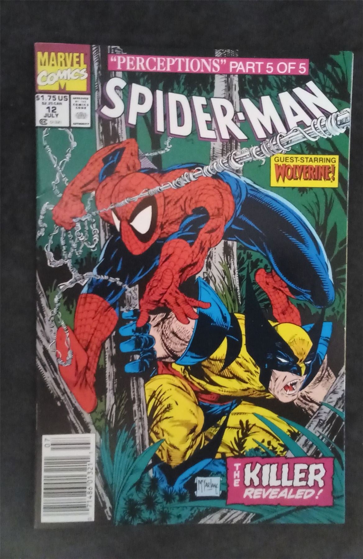 Spider-Man #12 1991 marvel Comic Book