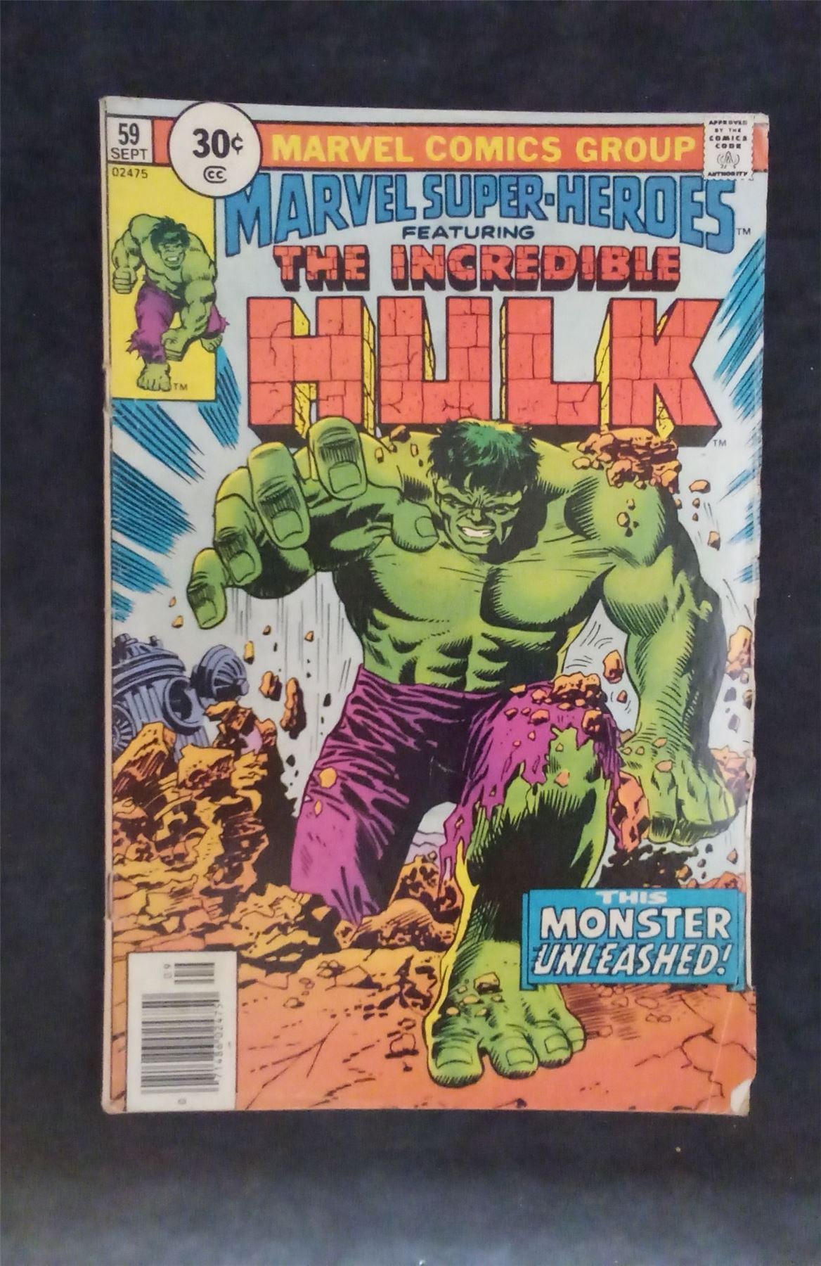 Marvel Super-Heroes #59 1976 marvel Comic Book
