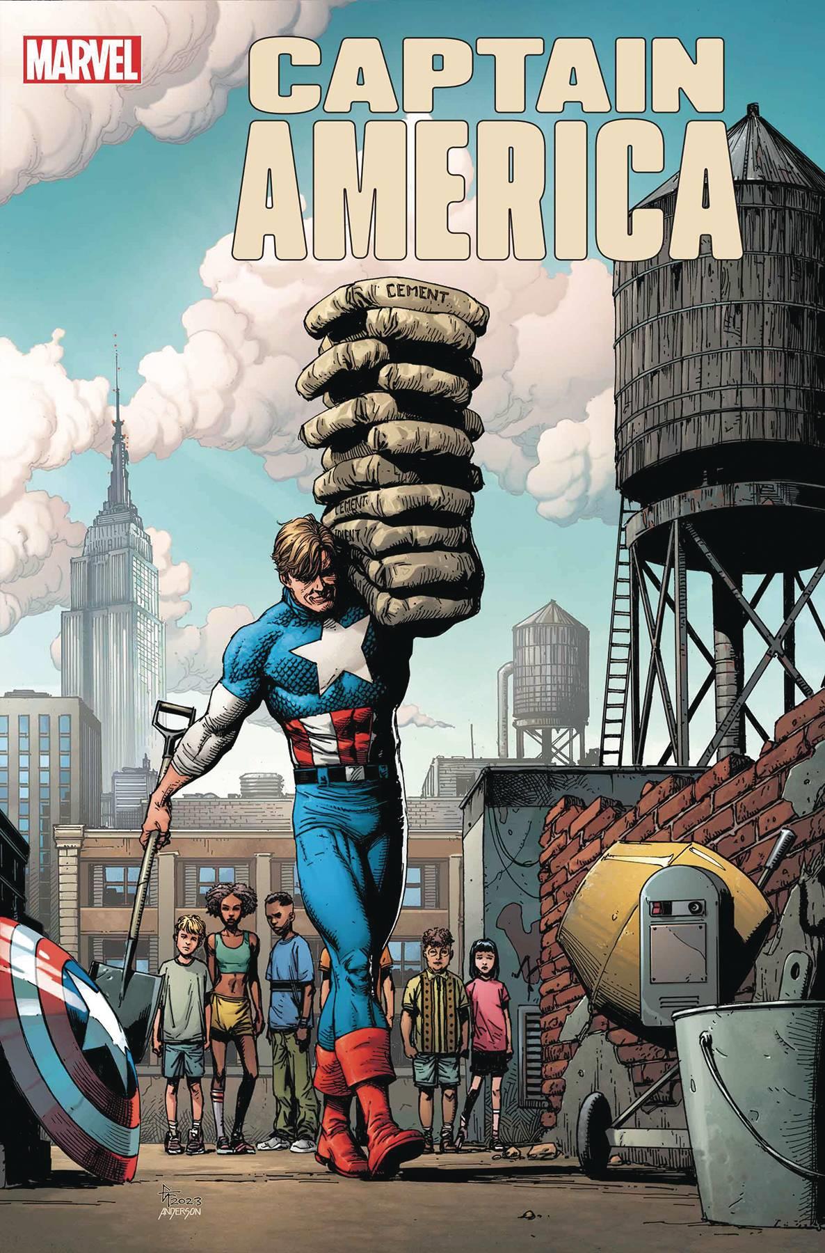 Captain America #1 Gary Frank Var (Gary Frank Var) Marvel Prh Comic Book 2023