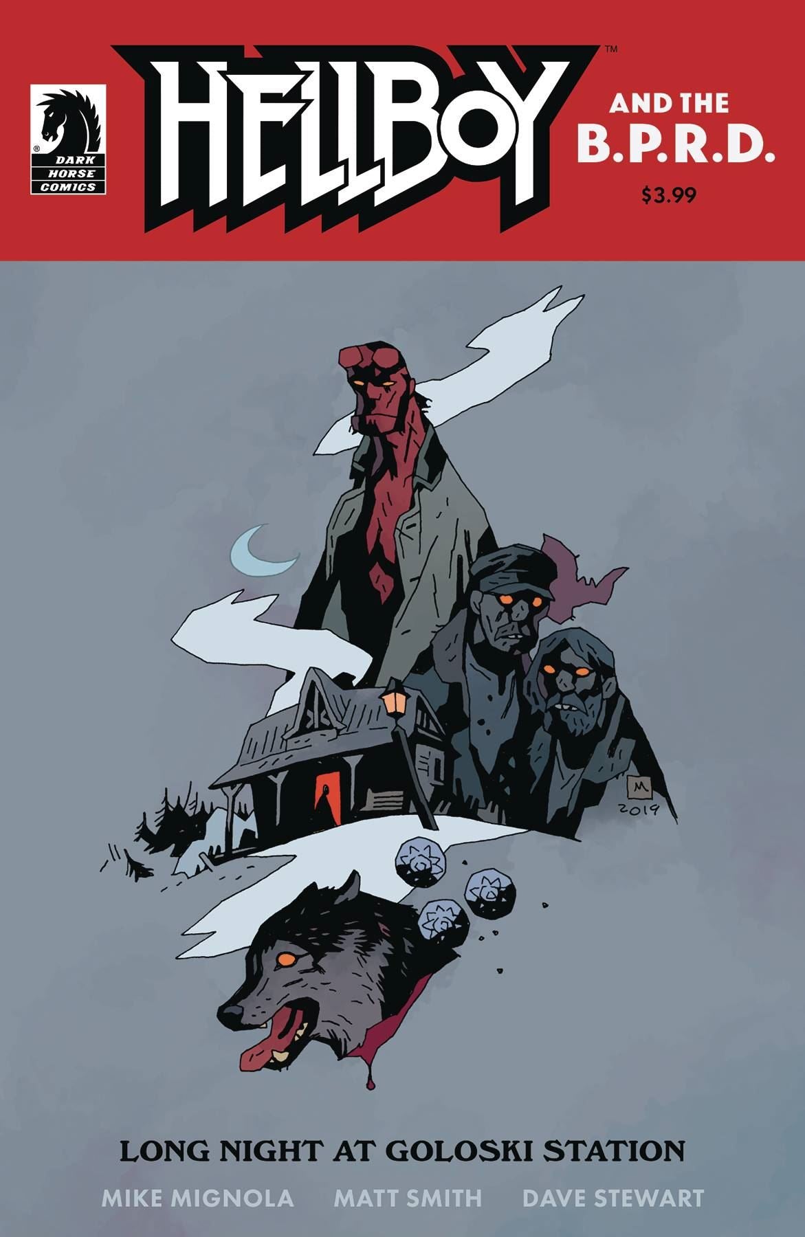 Hellboy & Bprd Long Night At Goloski Station Dark Horse Comics Comic Book