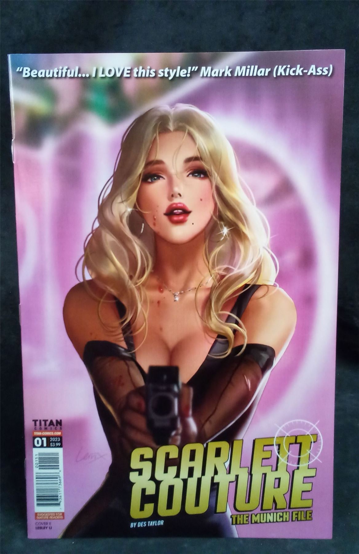 Scarlett Couture: The Munich File Cover E 2023 titan comics Comic Book