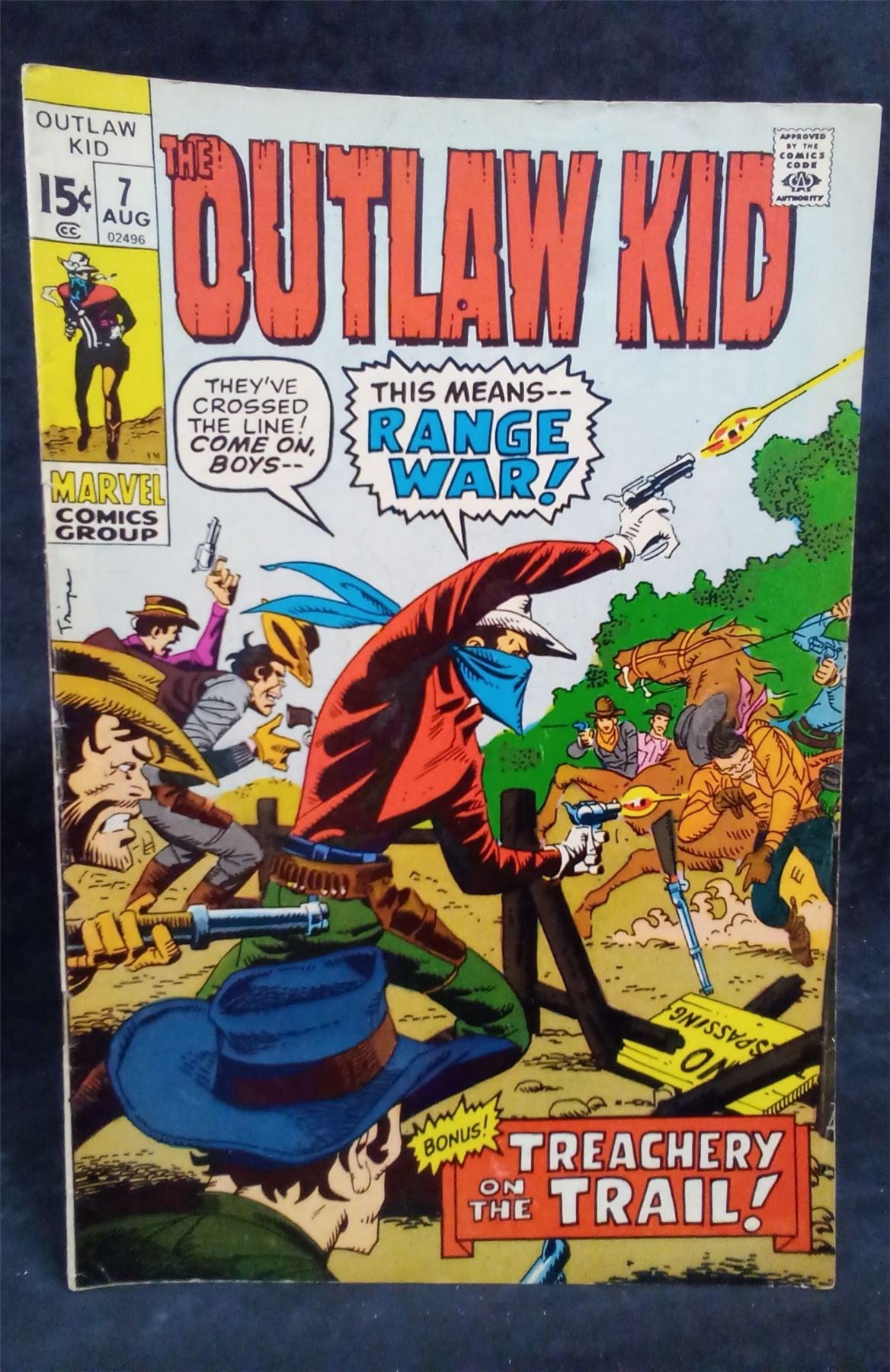 The Outlaw Kid #7 1971 Marvel Comics Comic Book