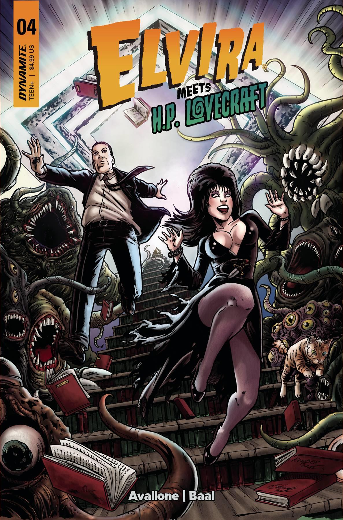 Elvira Meets Hp Lovecraft #4 Cvr B Baal Dynamite Comic Book