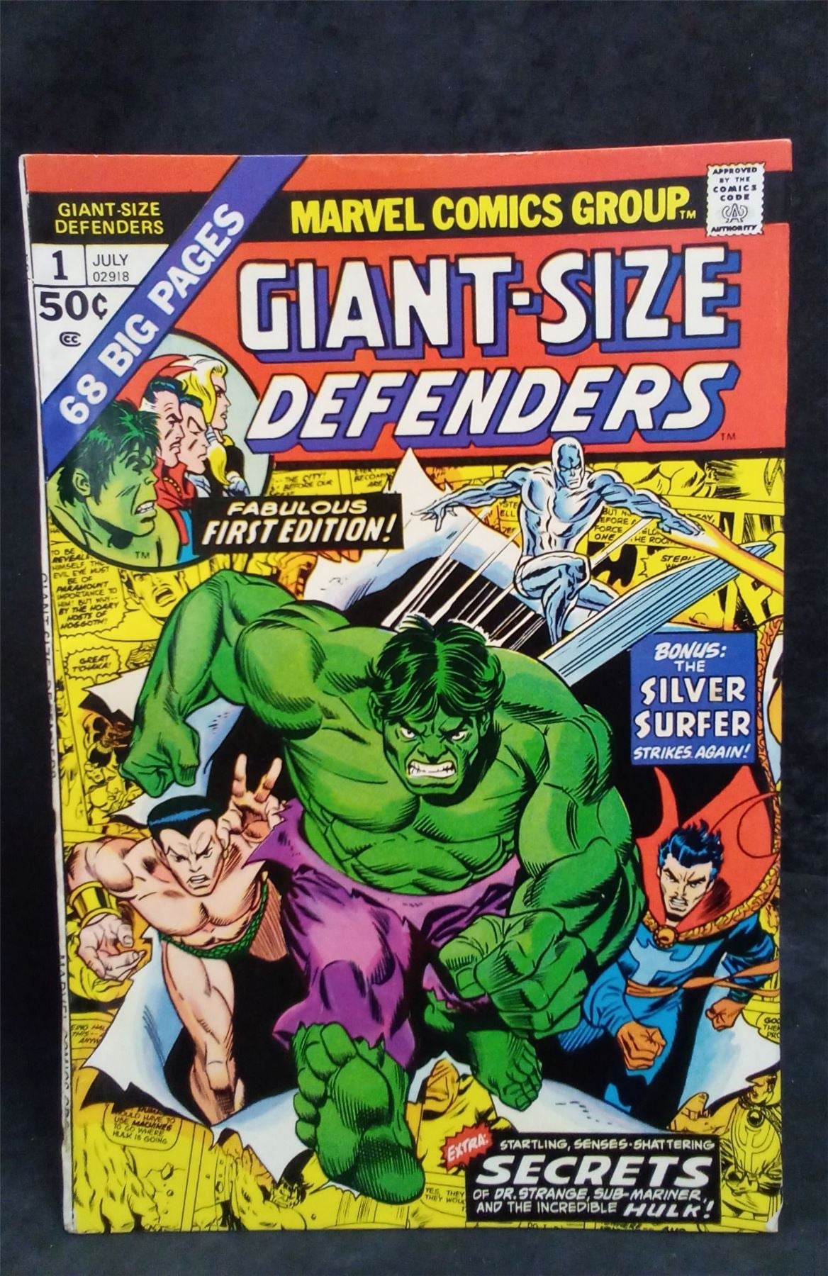 Giant-Size Defenders #1 1974 Marvel Comics Comic Book