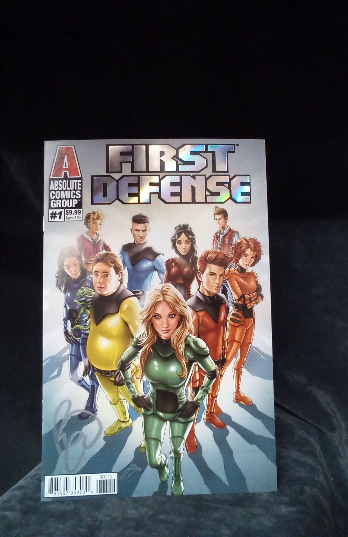 First Defense #1 Cvr B signed by Benny Powell 2020 Comic Book