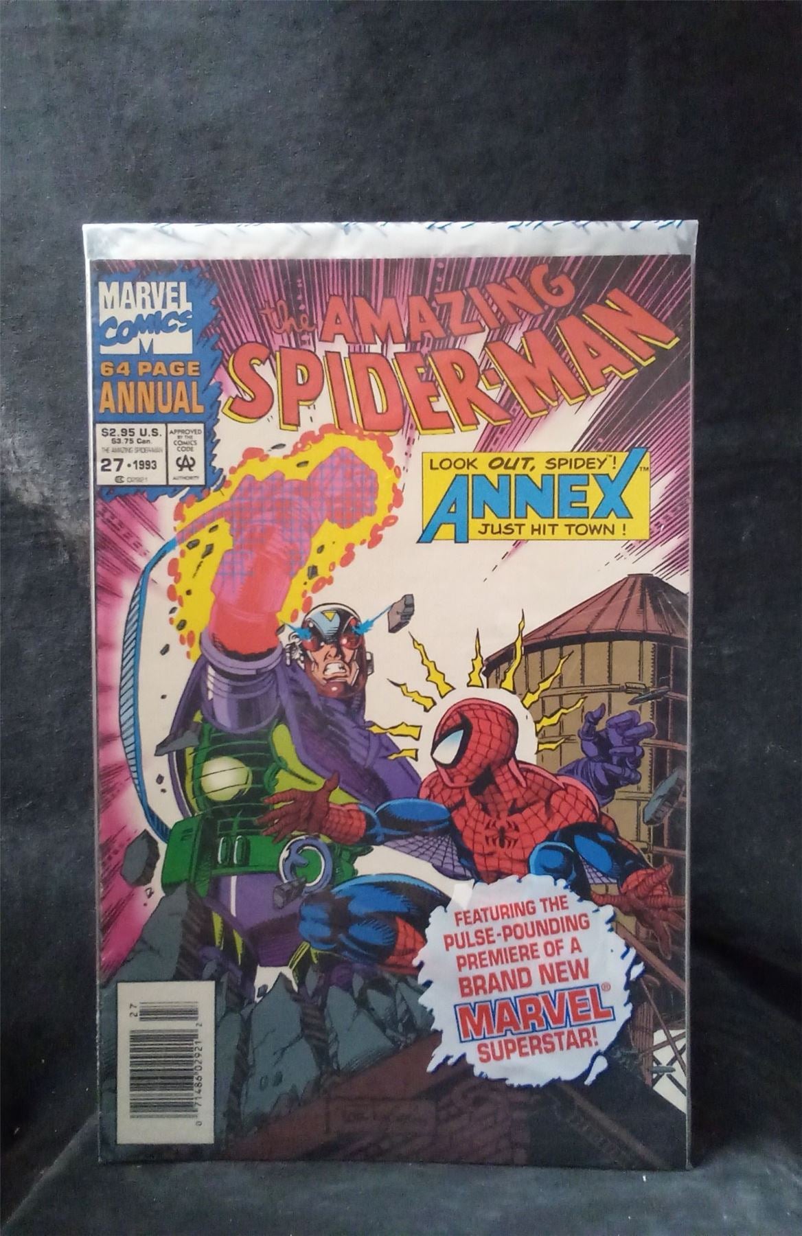 Amazing Spider-Man Annual #27 w/Annex&1993 Annuals trading cards *sealed* 1993 Marvel Comics Comic Book