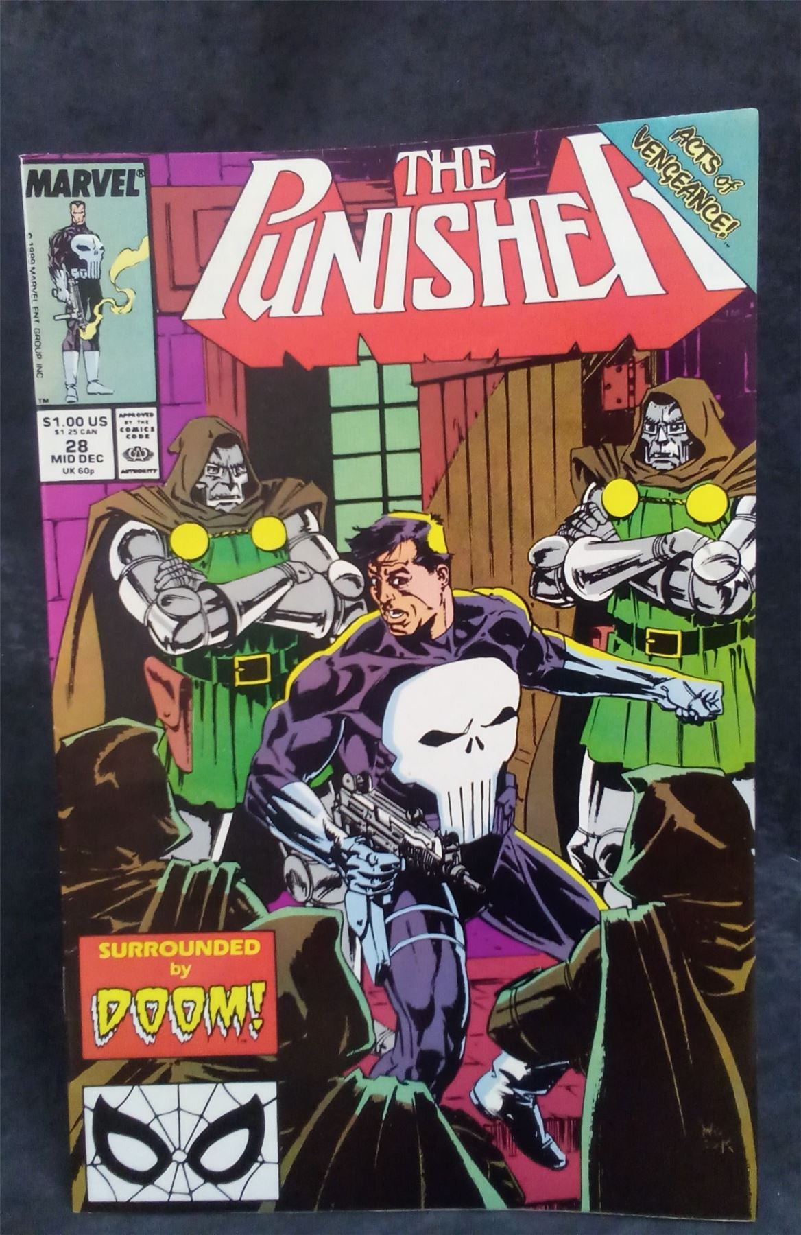 The Punisher #28 1989 Marvel Comics Comic Book