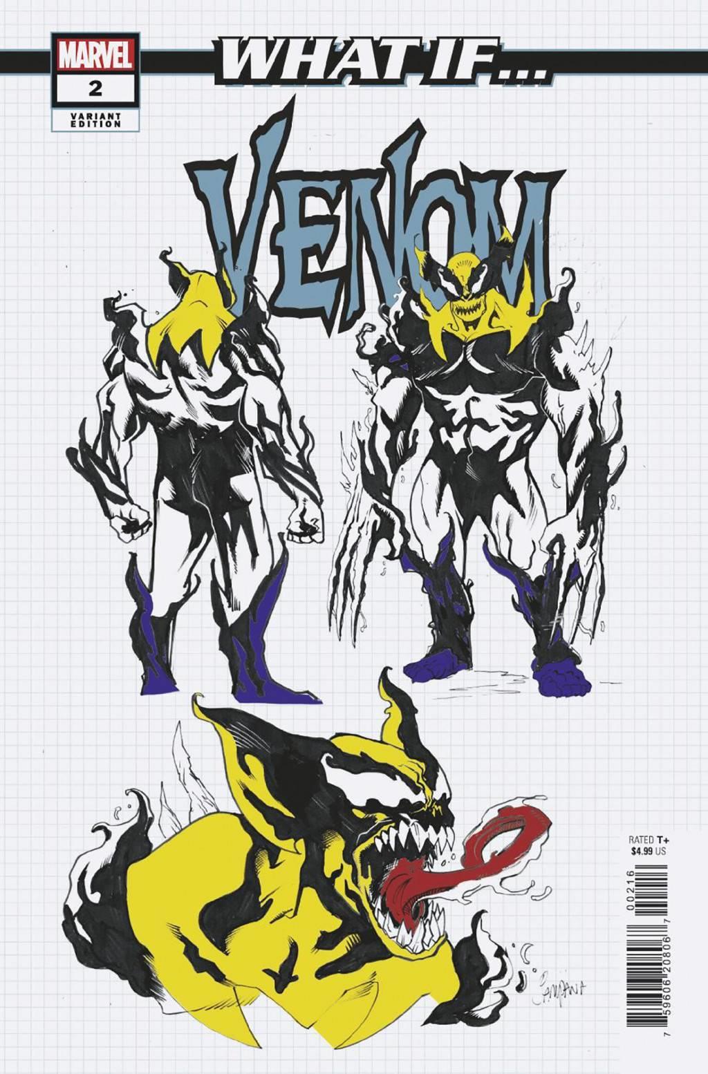 What If Venom #2 10 Copy Incv Tbd Artist Design Var (10 Copy Incv Tbd Artist Design Var) Marvel Prh Comic Book 2024