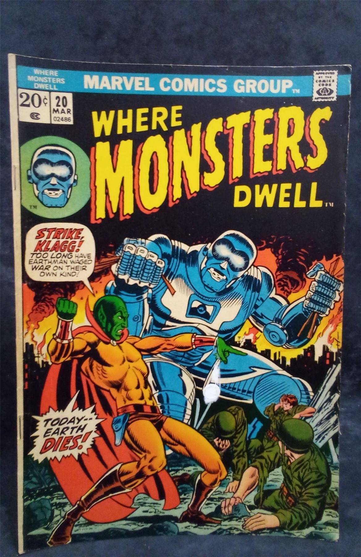 Where Monsters Dwell #20 1973 Marvel Comics Comic Book