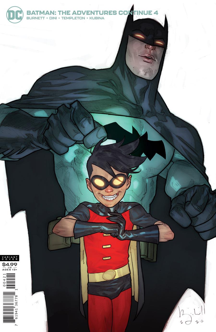 Batman The Adventures Continue #4 (Ben Caldwell Card Stock Var) DC Comics Comic Book 2020