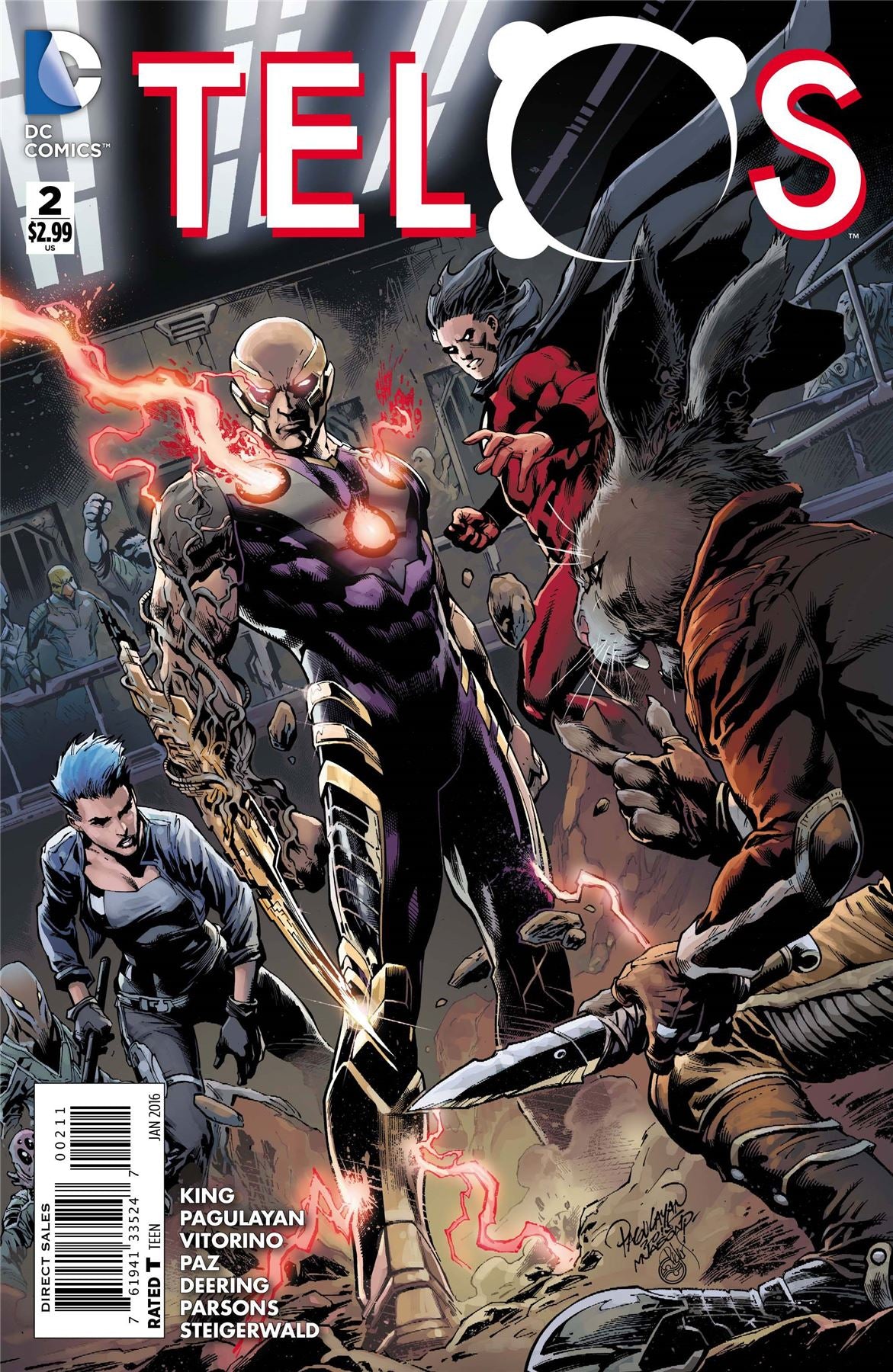 Telos #2 () DC Comics Comic Book