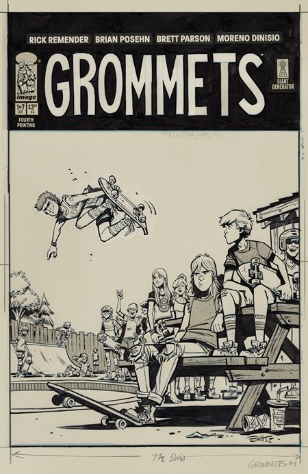 Grommets #1 Fourth Printing Image Comics Comic Book