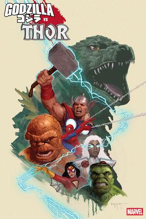 Godzilla Vs Thor #1 Em Gist Marvel Universe Var Marvel Prh Comic Book 2025